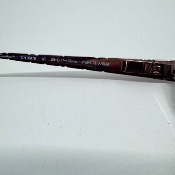 CHARMANT CH10878 PU Purple 50-17-140 Frames PURE TITANIUM H9633 - Picture 5 of 7